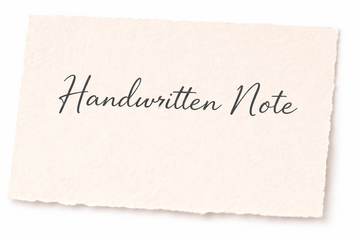 Handwritten note